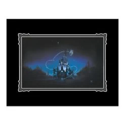 Disney Art Print - Cinderella Castle - 40 Magical Years