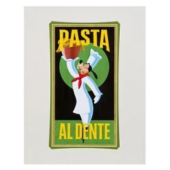 Disney Art Print - Pasta Goofy - Pasta Al Dente By Brian Blackmore