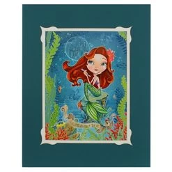 Disney Art Print - Ariel ''Imagine'' By John Coulter