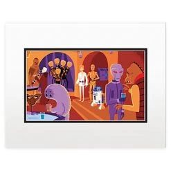 Disney Art Print - Shag Star Wars Cantina - Right Side