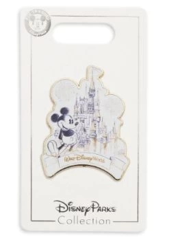 Disney Castle Pin - Mickey Mouse And Cinderella Castle