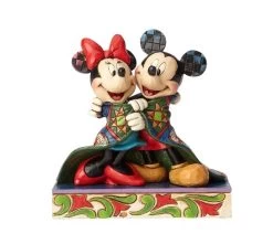 Disney Jim Shore Figure - Mickey And Minnie With Quilt