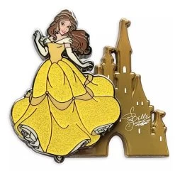 Disney Beauty And The Beast Pin - Belle With Castle