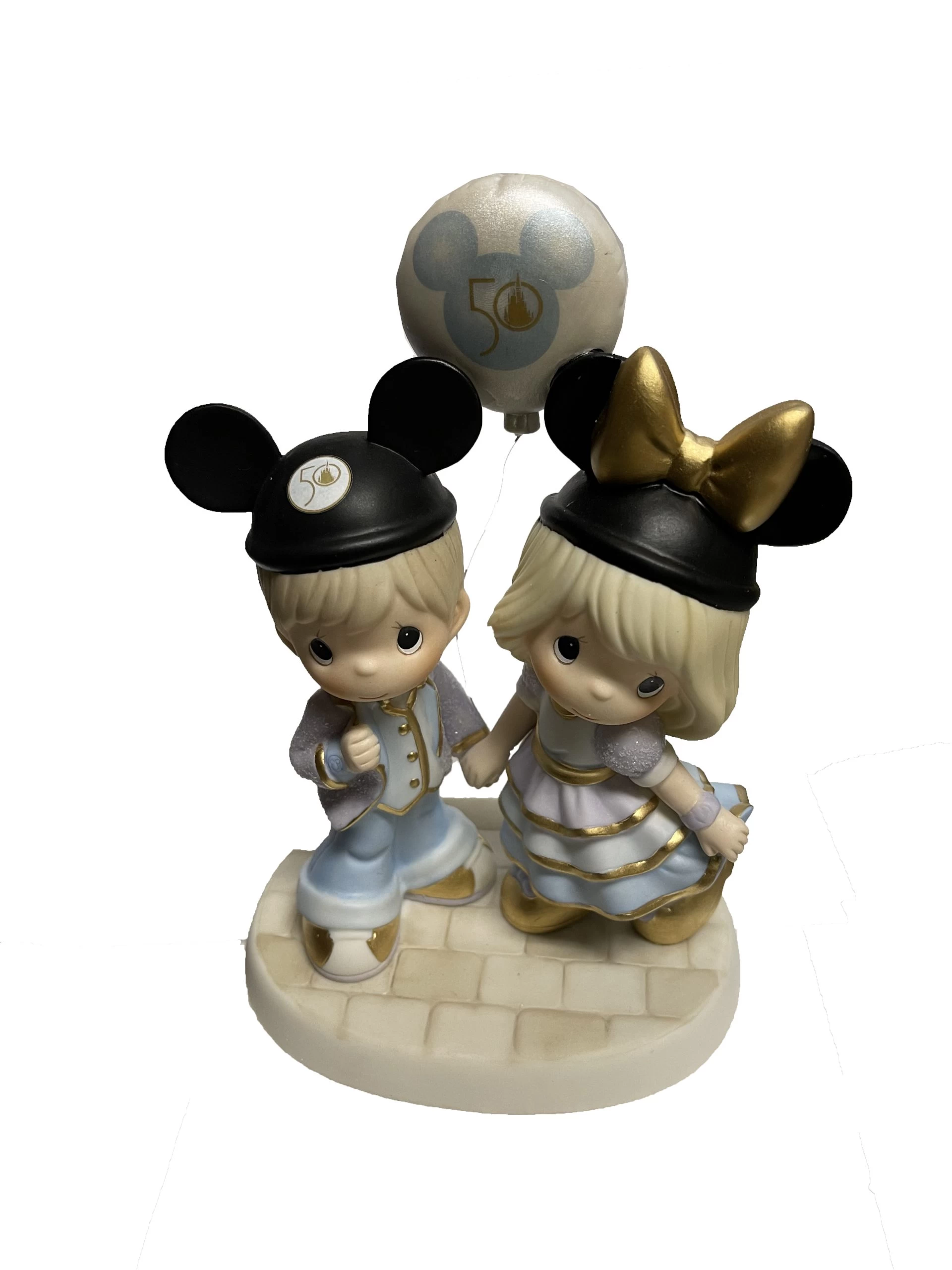 Disney Precious Moments Figure - Walt Disney World Anniversary Couple 3 Disney Precious Moments Figure - Walt Disney World Anniversary Couple