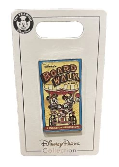 Disney Board Walk Resort Pin - Mickey And Minnie Mouse
